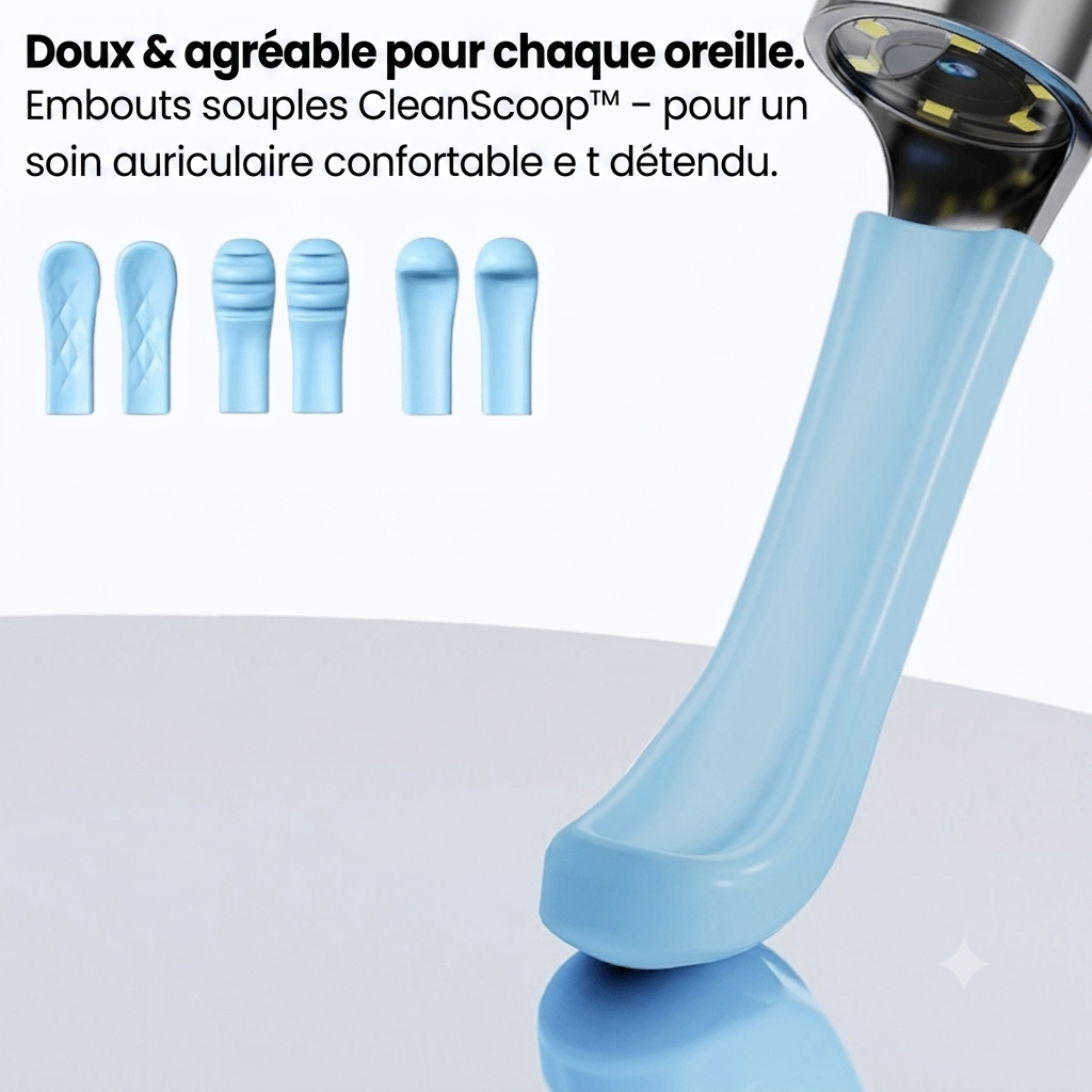 OtoClear Vision — Nettoyeur auditif intelligent 360°