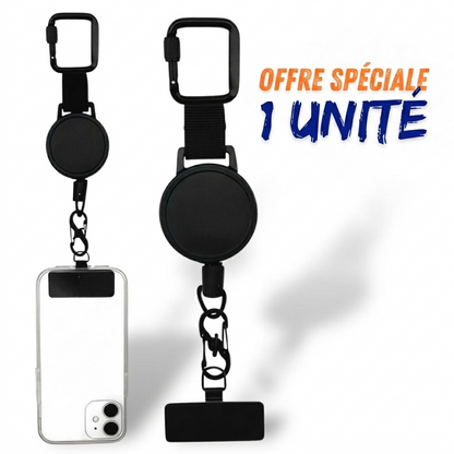 SafeGrip — Sangle rétractable anti-chute et anti‑vol