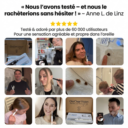 OtoClear Vision — Nettoyeur auditif intelligent 360°