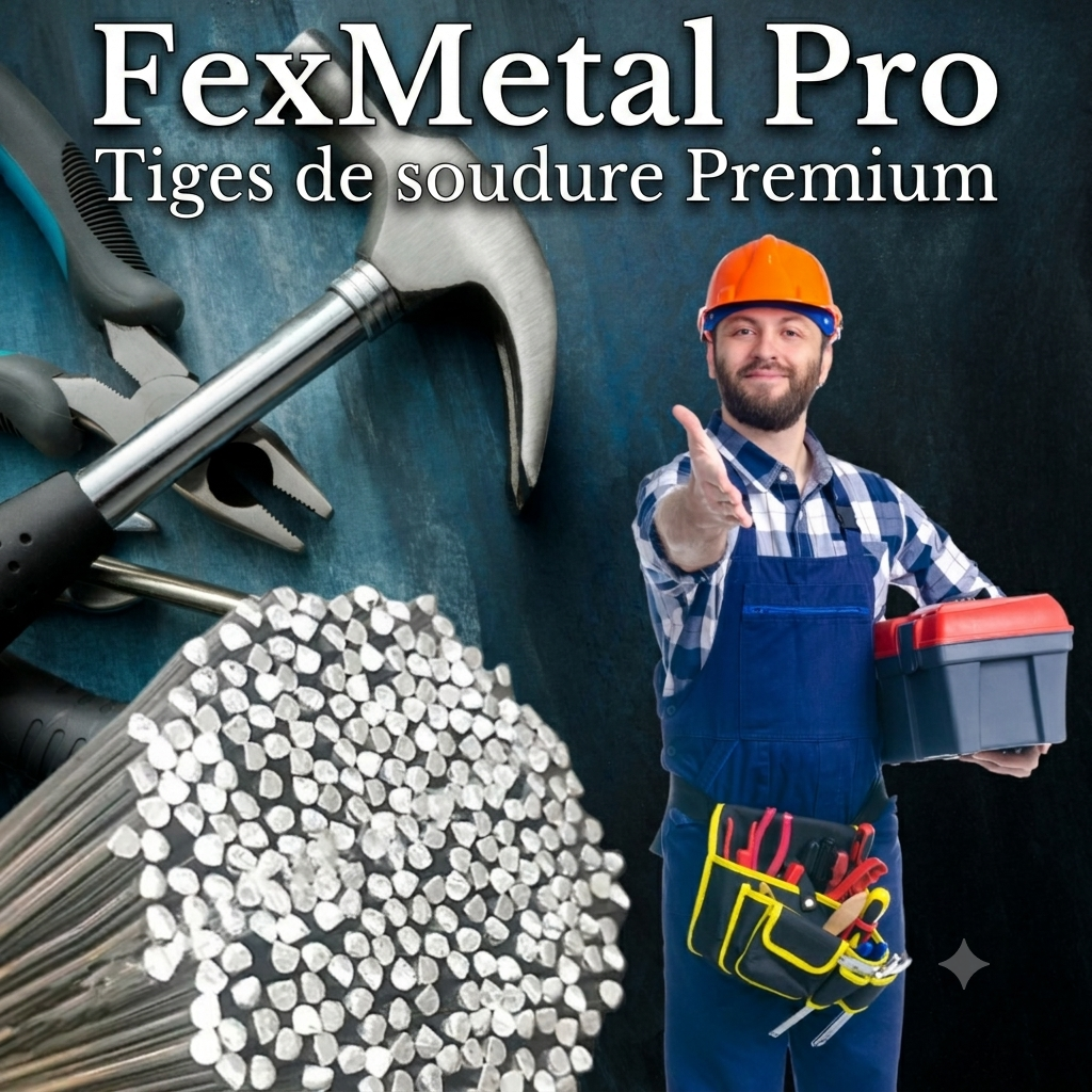 FexMetal Pro — Tiges de soudure 2mm | Résistance et précision professionnelles