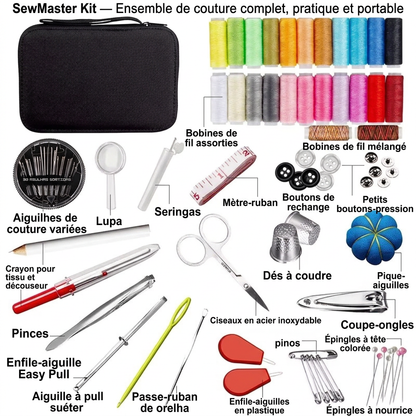 SewMaster Kit — Ensemble de couture complet, pratique et portable