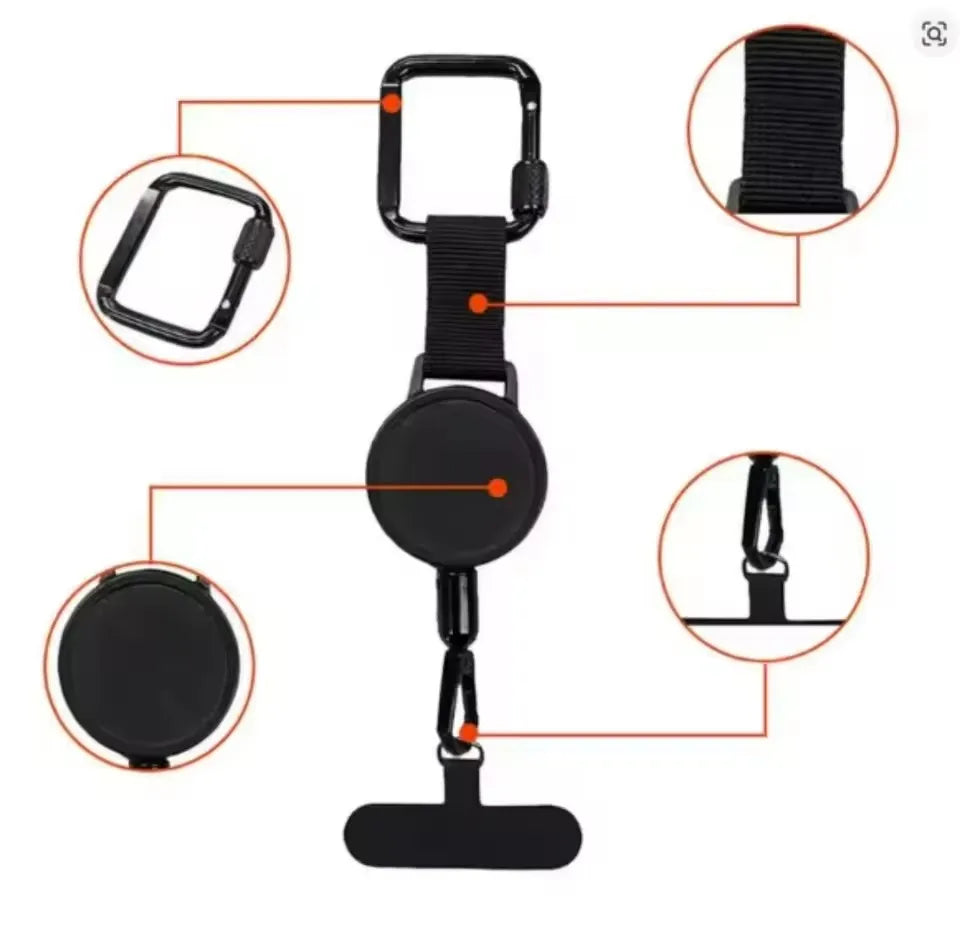 SafeGrip — Sangle rétractable anti-chute et anti‑vol