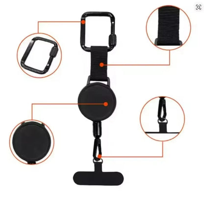 SafeGrip — Sangle rétractable anti-chute et anti‑vol