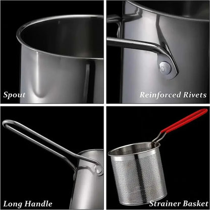 Friteuse Crousti-Pro — En Acier Inoxydable